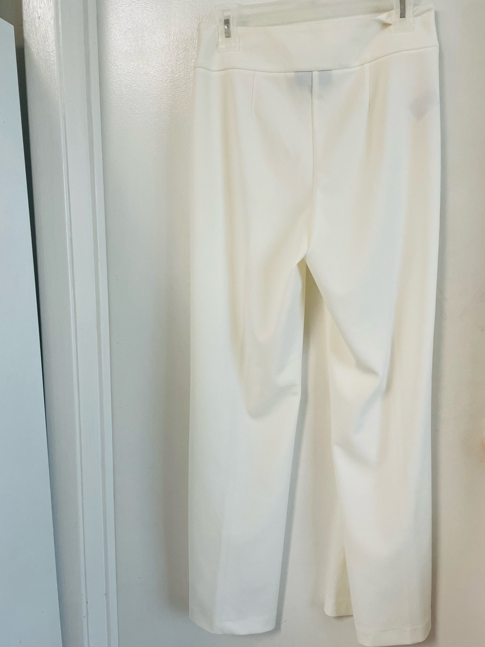 INC International Concepts cream straight Leg Ponte Pants - Picture 2 of 6